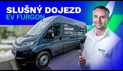 Opel Movano Electric | zimní test elektrické dodávky pro kurýry | Jan Staněk