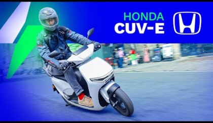 Honda CUV e: Elektrický skútr do města – první jízdy z Oxfordu | Petr Dobeš