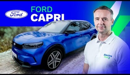 Ford Capri | z legendy je elektromobil v SUV-sedan střihu | Jan Staněk