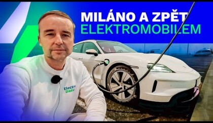 Míláno s elektrickým Porsche Taycan | rychlé cestování elektromobilem v zimě