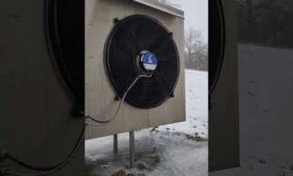Tepelné čerpadlo vzduch voda může vyžadovat při mrazu a vysoké vzdušné vlhkosti odrážení lopatek