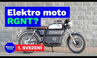 RGNT elekrický motocykl - první svezení