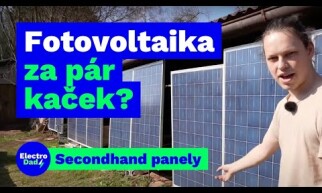 Fotovoltaika za pár kaček (ze secondhandových panelů)?