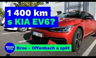 1 400 km Brno - Offenbach a zpět s Kia EV6?