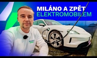 Míláno s elektrickým Porsche Taycan | rychlé cestování elektromobilem v zimě