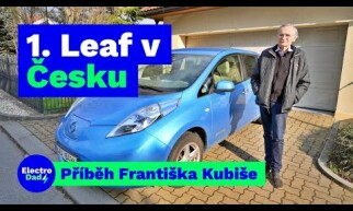 Od roku 2011 první elektromobil Nissan Leaf v Česku