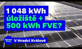 1 048 kWh úložiště + 500 kWp fotovoltaiky logistického parku v Hradci Králové
